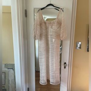 Kamperett Sheer Rooftop Dress Size L